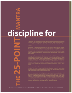 Trading Discipline: 25 Rules for Day Trading Success