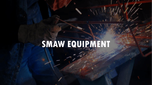 Lesson no. 5 SMAW EQUIPMENT