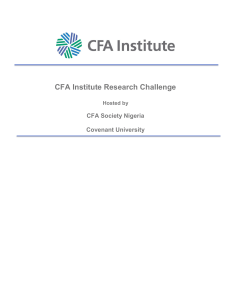 CFA 2019 FINAL REPORT CU Team