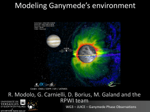 JUICE Ganymede modeling WG3 Boundary crossing August2019 v1