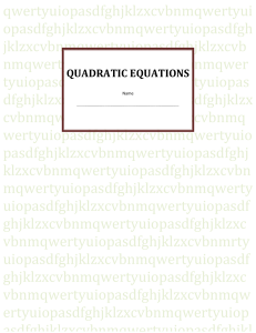 quadratic-equations