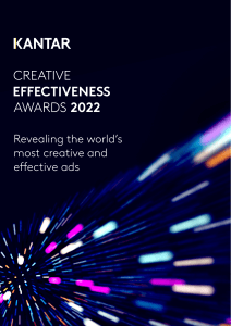 Kantar Creative Effectiveness Awards 2022 Booklet