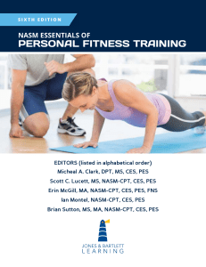 National Academy of Sports Medicine (NASM) - NASM Essentials of Personal Fitness Training, 6th Edition (2017,  Jones & Bartlett Learning) - libgen.li-compressed 1