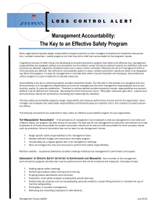 Management Accountability July 2010 - 10-07-10