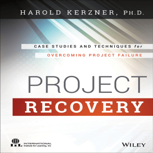 [Harold Kerzner] Project Recovery  Case Studies an(z-lib.org)