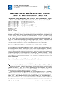 Transformações em Sistemas Elétricos de Potência  Análise das Transformadas de Clarke e Park 2021