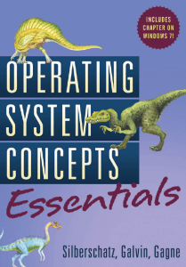 Operating System Concepts 9th Ed Gagne, Silberschatz, and Galvin