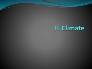 2. Climates