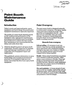 Paint Booth Maintenance Guide[Scan]