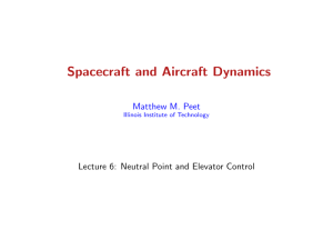 441Lecture6 - Spacecraft and Aircraft Dynamics