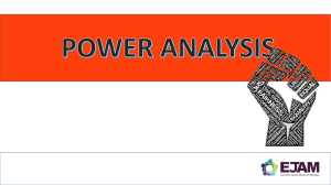 Power Analysis Slides