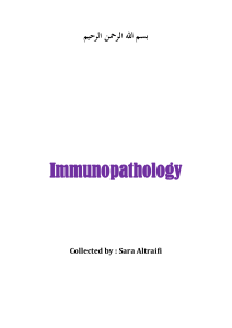 immunopathology