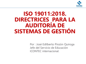 ISO 19011 2018 Directrices auditoria sistemas gestion