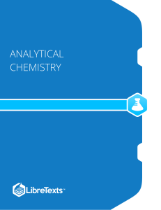 Fundamentals of Analytical Chemistry