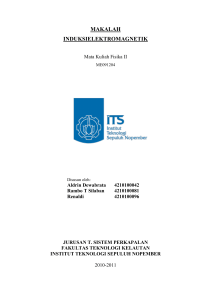 Makalah Induksi Elektromagnetik: Fisika II