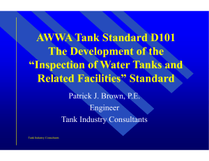 AWWA D101 Tank Standard