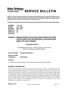 Service Bulletin 1-0-115C