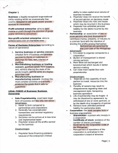 REVIEWER-Chapter 1 (Introduction to Accounting)