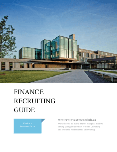 2019-2020 WIC Finance Recruiting Guide
