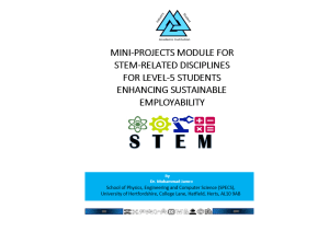 STEM Projects Module Poster