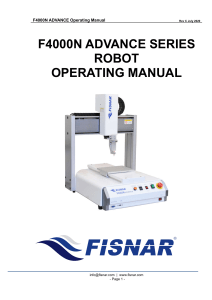 Fisnar-Operating-Manual-F4000N-Advance-Series