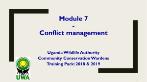 uwa module 7 conflict management