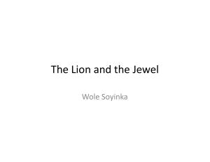 The lion and the jewel