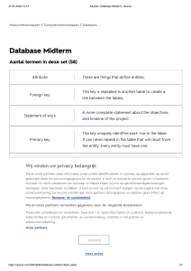 Database midterm
