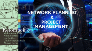 Network Planning Project Management