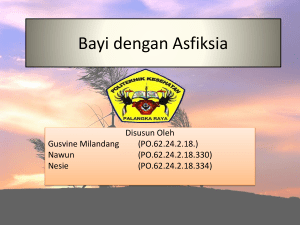 Bayi dengan Asfiksia