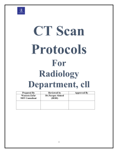 CT protocols - cll