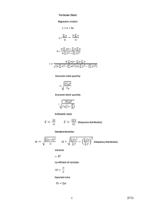 formulae