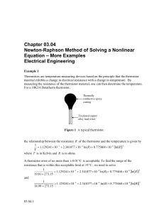 Newton-Raphson Method of Solving a Nonlinear Equation â   More ...