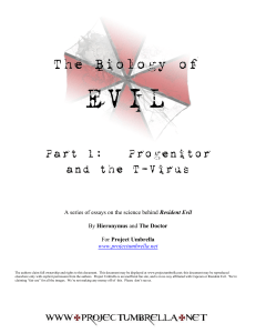 The Biology of Evil - Part 1