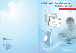IB Mathematics Exam Preparation for Calculator Papers (Andy Kemp) (z-lib.org)