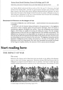 WWI reading year 11