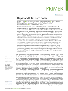 Llovet 2021  HCC review