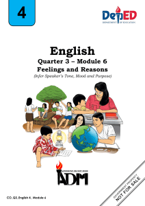 English Quarter 3 Module 6