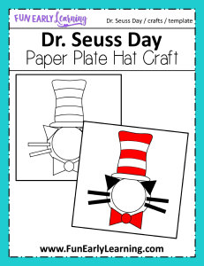Dr.-Seuss-Paper-Plate-Hat-Craft