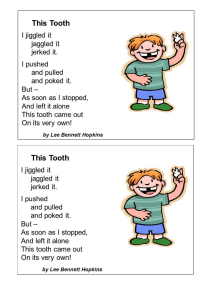 POEM THIS TOOTH
