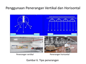 minggu ke 16, penggunaan penerangan