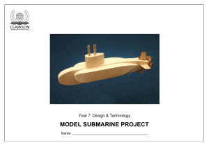 Model Submarine - 2022