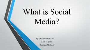 What is Social Media pr.