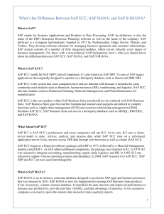 Difference Between SAP ECC SAP HANA and SAP S 4HANA 1649165485