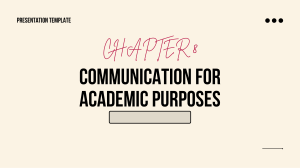 Purposive communication Chapter 8