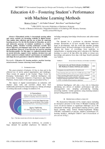 Education 4.0: Machine Learning for Student Performance