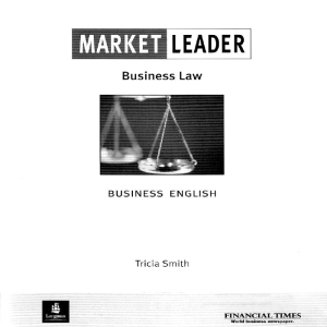21.Market leader  business law  business English