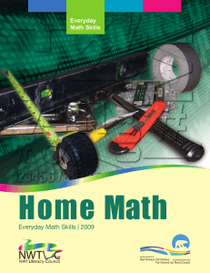 Home Math Workbook