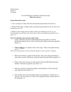 2 Hypothesis Testing and Development WORKSHEET