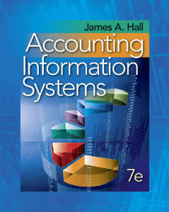 Accounting Information Systems SEVENTH E
